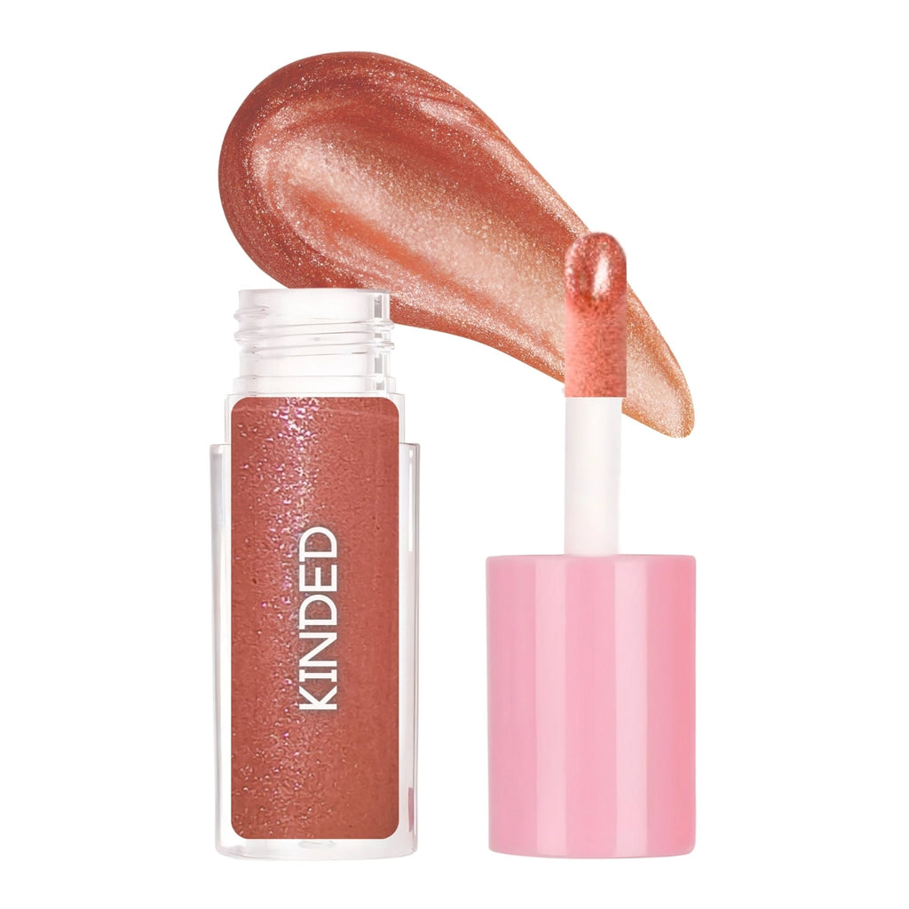 kinded sheen shimmer lip gloss 03 calendula rust
