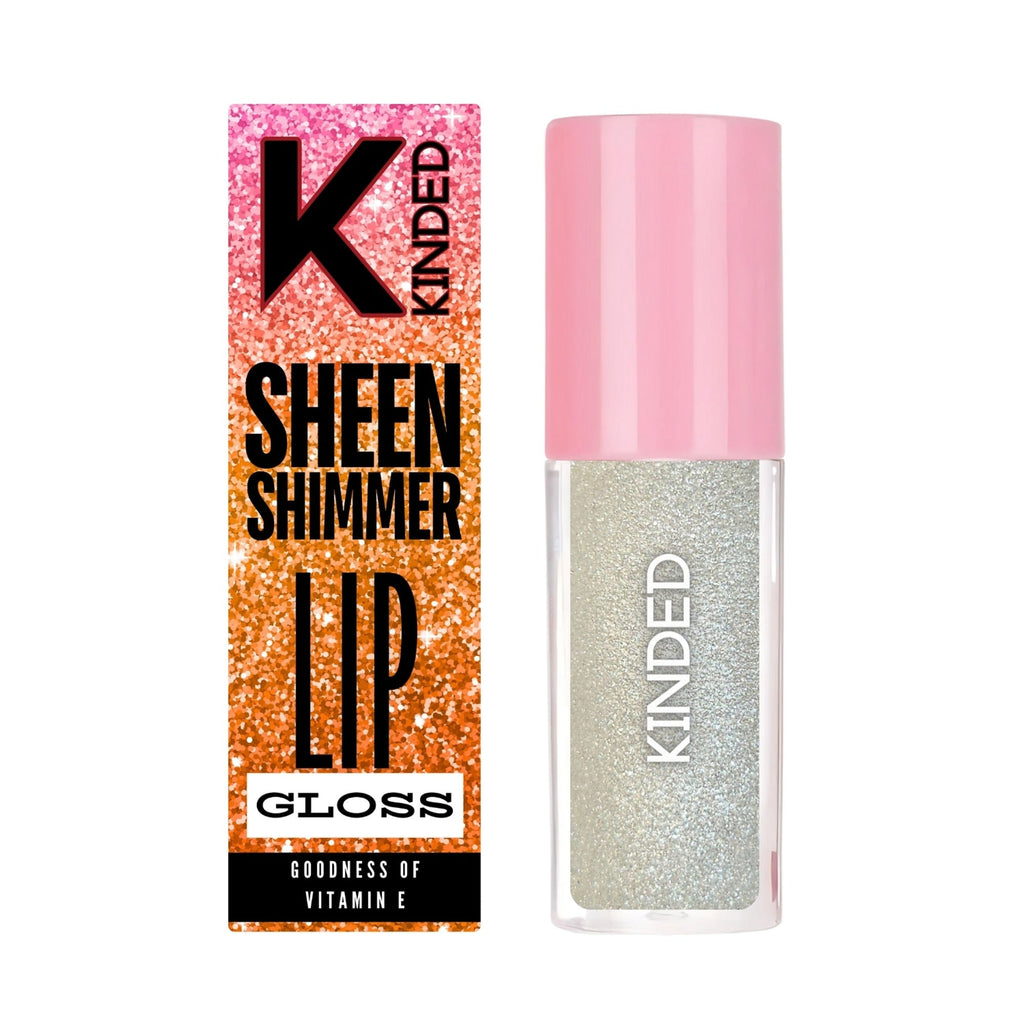 KINDED Sheen Shimmer Lip Gloss - 04 Jasmine Sheer