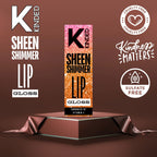 KINDED Sheen Shimmer Lip Gloss - 04 Jasmine Sheer