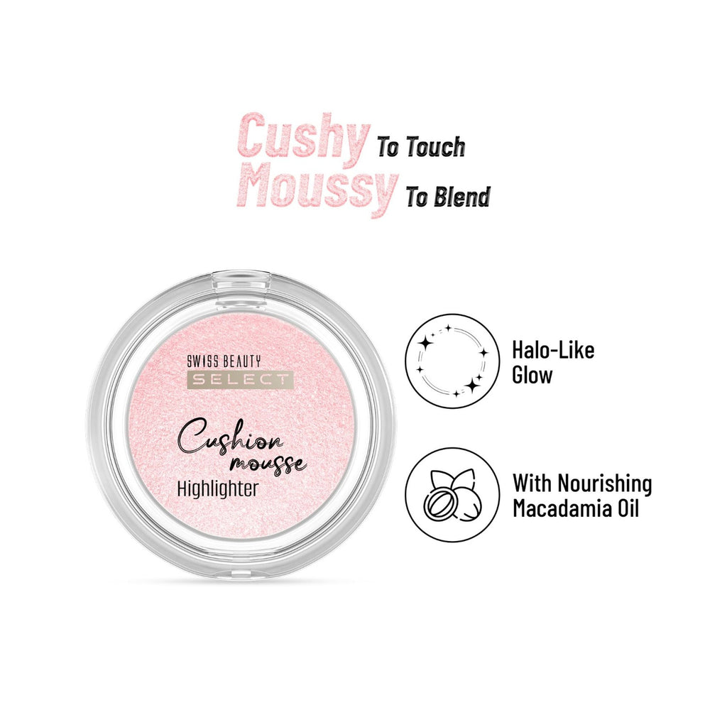 Swiss Beauty Select Cushion Mousse Highlighter - 2 Pink Frost
