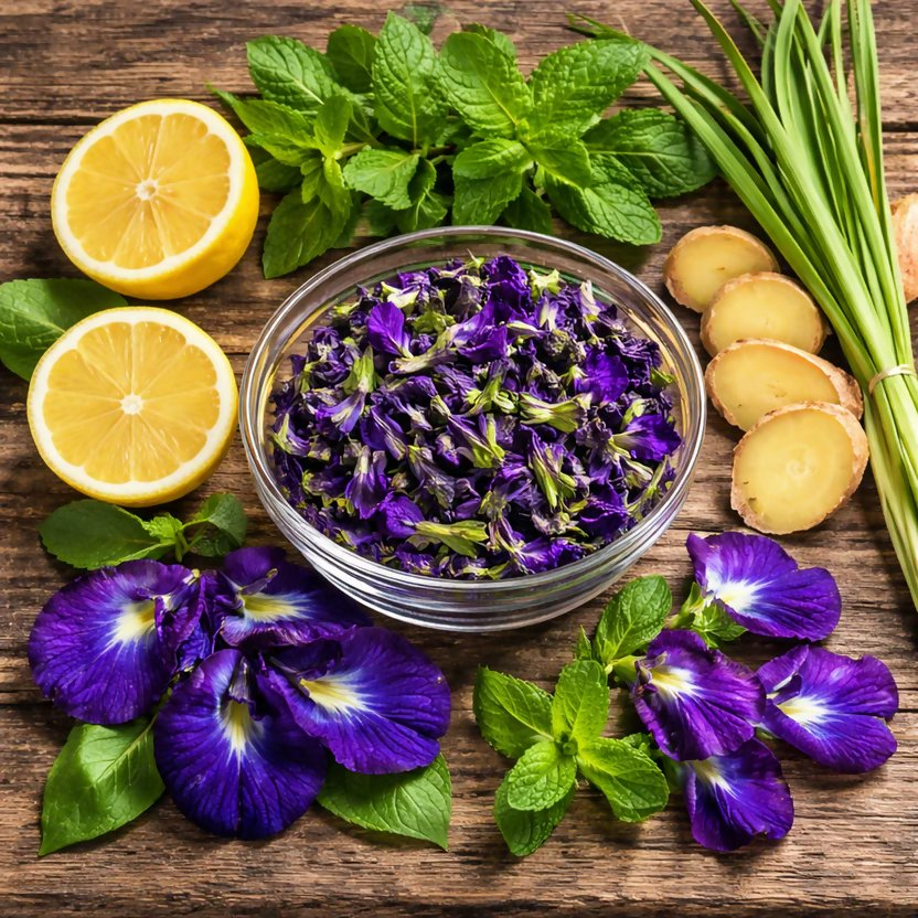 VedaRasa Blue Tea Powder - Distacart