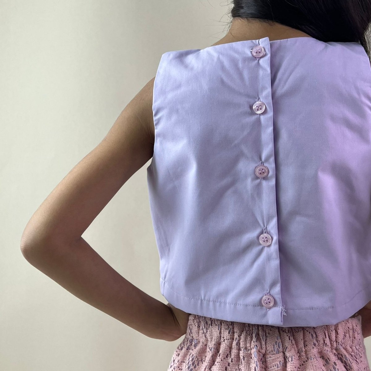 ArthLife Lavender And Pink Bow Co-Ord Set