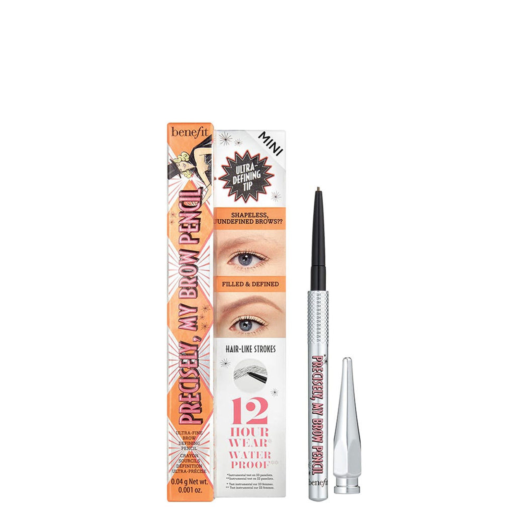 Benefit Cosmetics Precisely, My Brow Eyebrow Pencil Mini - 3.75 Warm Medium Brown
