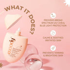 Moody SensiSoothe Mineral Brightening Sunscreen Serum with Ceramides & Rice - Distacart