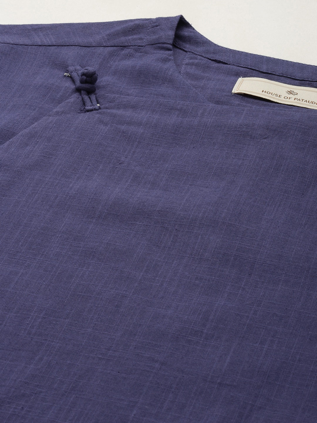 House of Pataudi Rozana Pure Cotton Angrakha Kurta