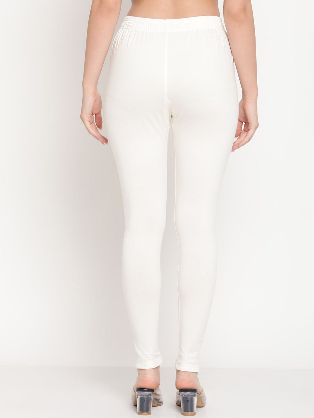 TAG 7 Women Pack Of 2 Solid Ankle-Length Comfort Fit Leggings