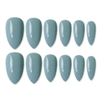 shills professional reusable press on nails almond spn641