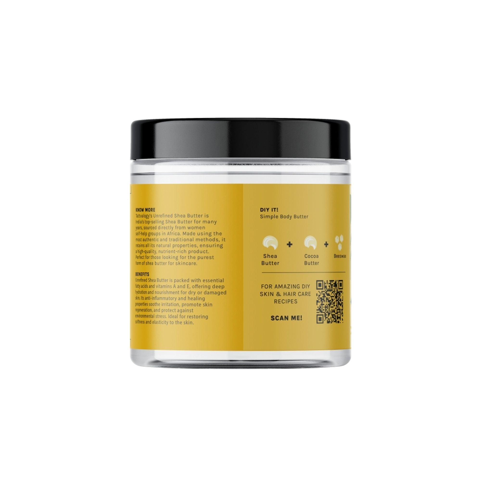 Tattvalogy African Shea Butter, Organic Raw Unrefined, Body Butter & Moisturizer - Distacart