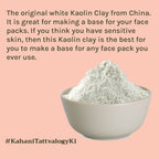 Tattvalogy Kaolin Clay - Fights Acne & Blackheads, Reduces Oily Skin for Clear, Balanced Complexion - Distacart