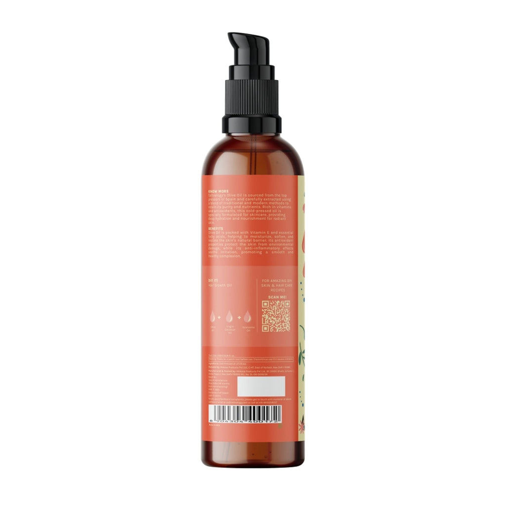 Tattvalogy Hexane -Free Olive Oil -Deeply Nourishing for Healthy Hair & Glowing Skin, all Naturally - Distacart