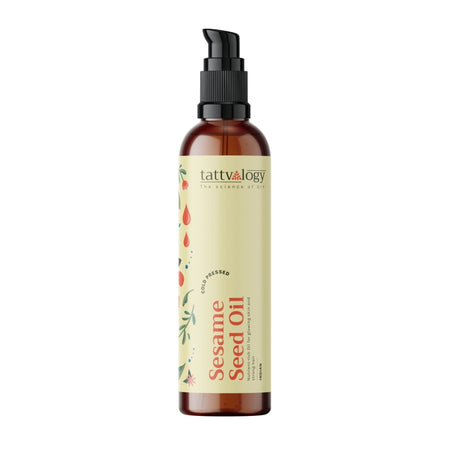 Tattvalogy Sesame Seed Oil - Cold Pressed, Strengthens Hair, Soothes & Nourishes Skin, all Naturally