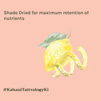 Tattvalogy Lemon Peel Powder - Vitamin-C Rich, Brightens Skin Tone & Reduces Pigmentation Naturally