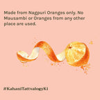 Tattvalogy Orange Peel Powder -Nagpur Oranges, Vitamin-C Rich, Brightens Skin & Reduces Pigmentation - Distacart