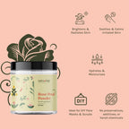 Tattvalogy Rose Petal Powder -Shade Dried, Nutrient -Rich for Radiant Skin & Instant Glow Naturally