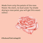 Tattvalogy Rose Petal Powder -Shade Dried, Nutrient -Rich for Radiant Skin & Instant Glow Naturally