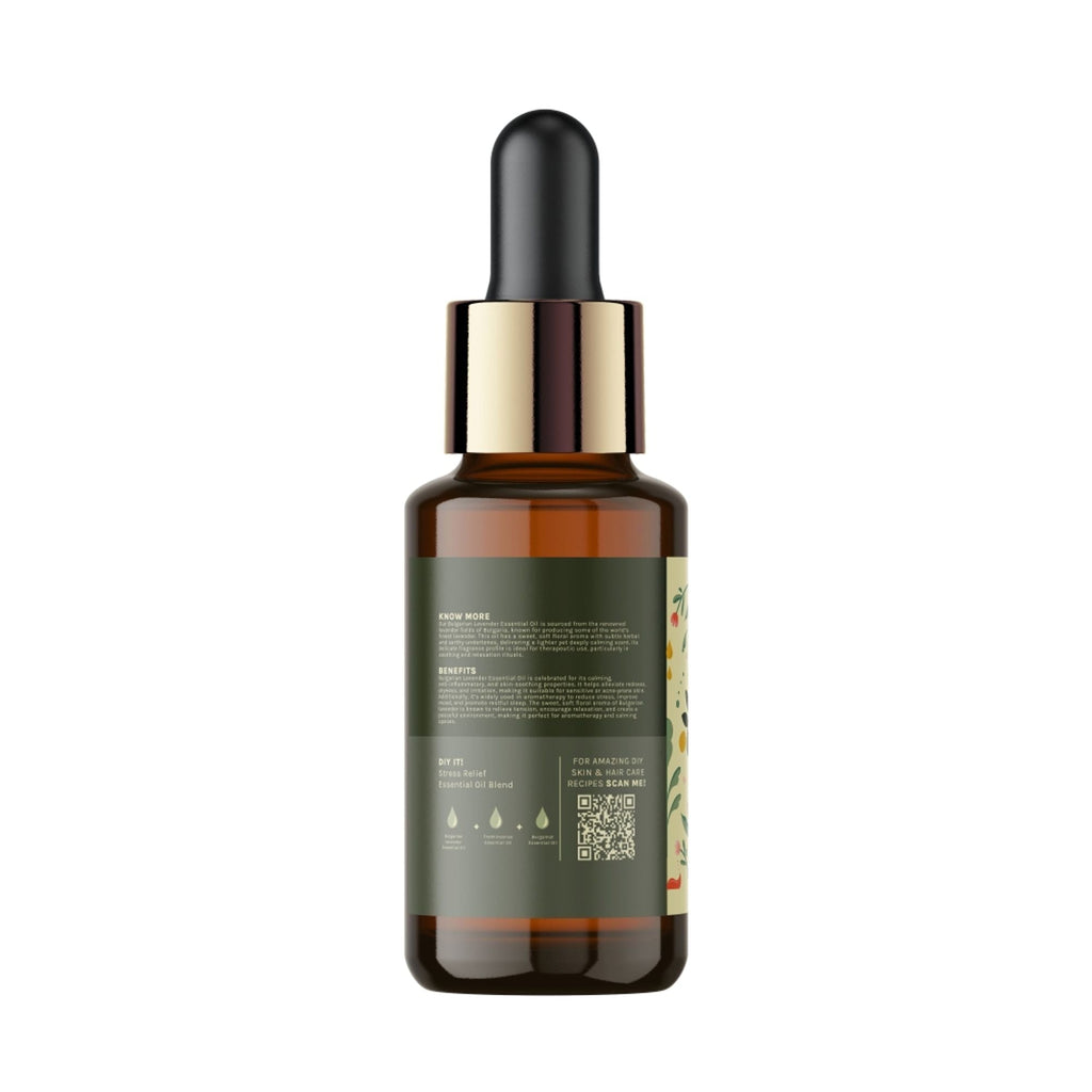 Tattvalogy Bulgarian Lavender Oil -Rich Floral Aroma, Anti -Aging, Reduces Head Lice & Promotes Calm - Distacart