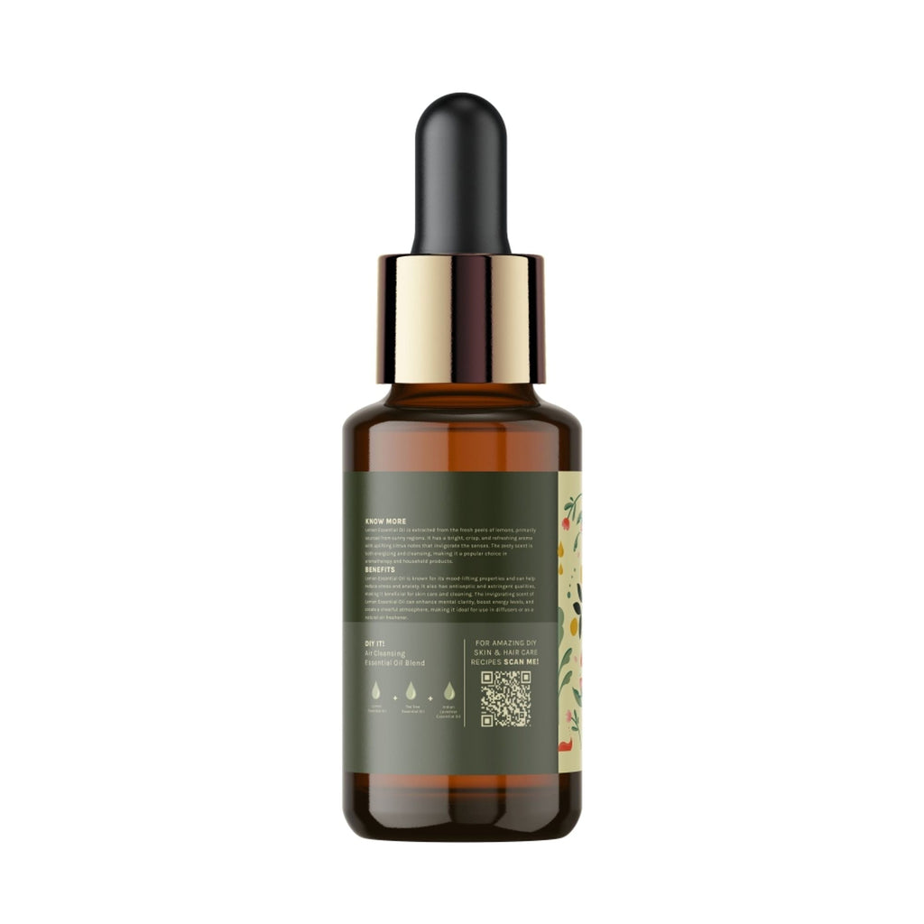 Tattvalogy Lemon Essential Oil - Therapeutic Grade, Mood Booster, Evens Skin Tone for Radiant Glow - Distacart
