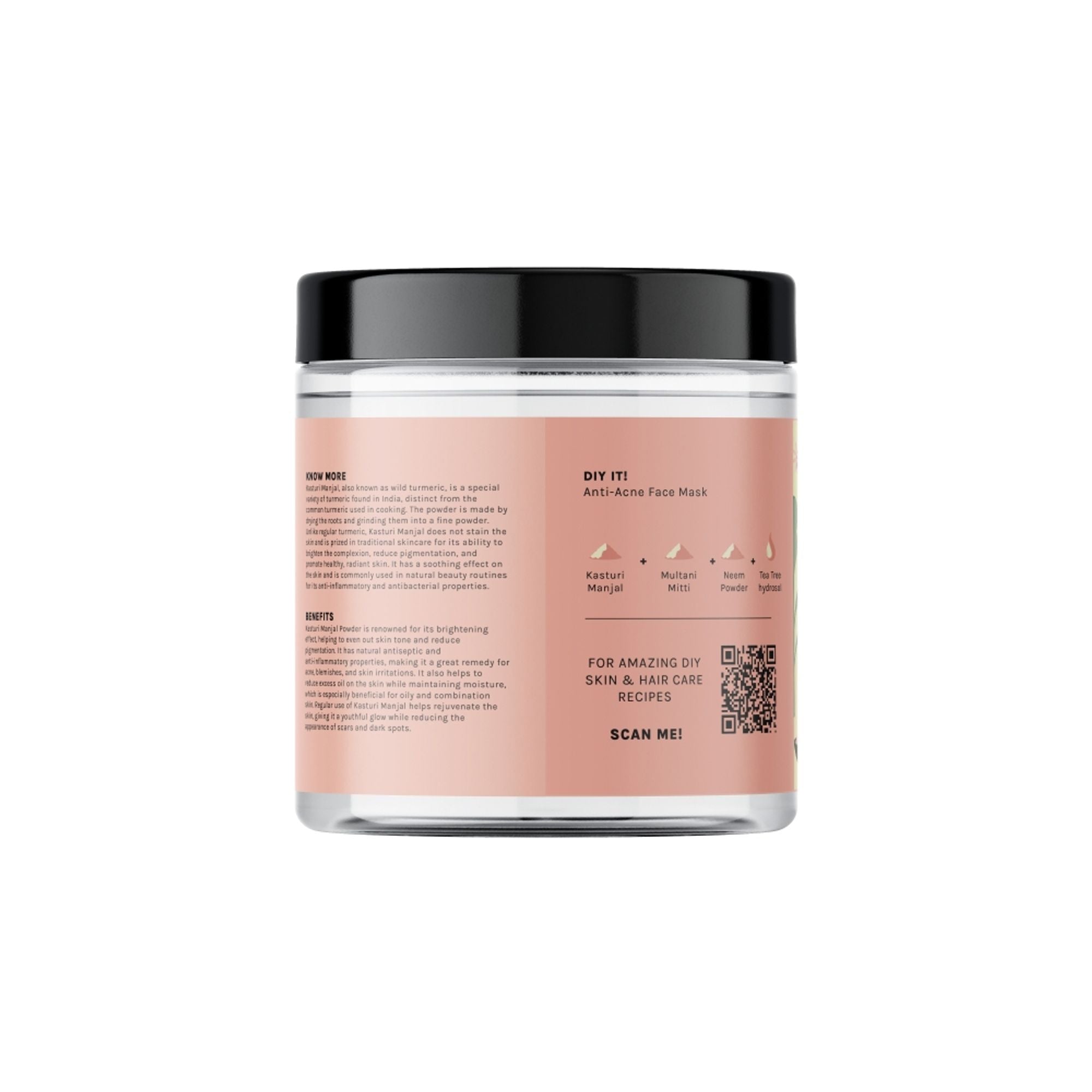 Tattvalogy Kasturi Manjal - Wild Turmeric Powder, Brightens Skin, Reduces Acne & Evens Skin Tone - Distacart