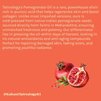 Tattvalogy Cold Pressed Pomegranate Oil - Fights Dark Spots, Hydrates & Boosts Collagen for Youth