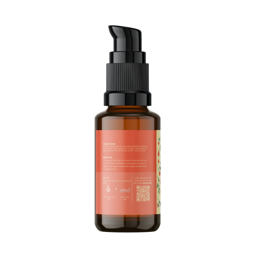 Tattvalogy Cold Pressed Pomegranate Oil - Fights Dark Spots, Hydrates & Boosts Collagen for Youth