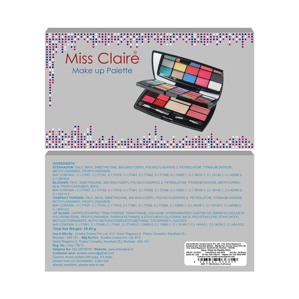 Miss Claire Make Up Palette 9941 (Make Up Kit)