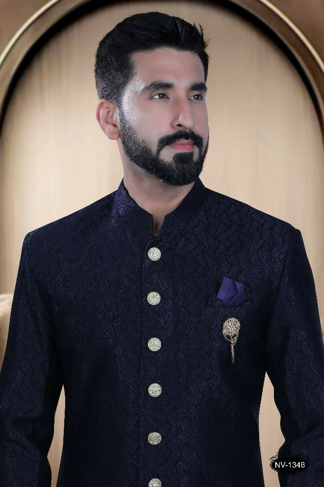 Joban Fashion Men's Blue TR Kurta with Pyjama