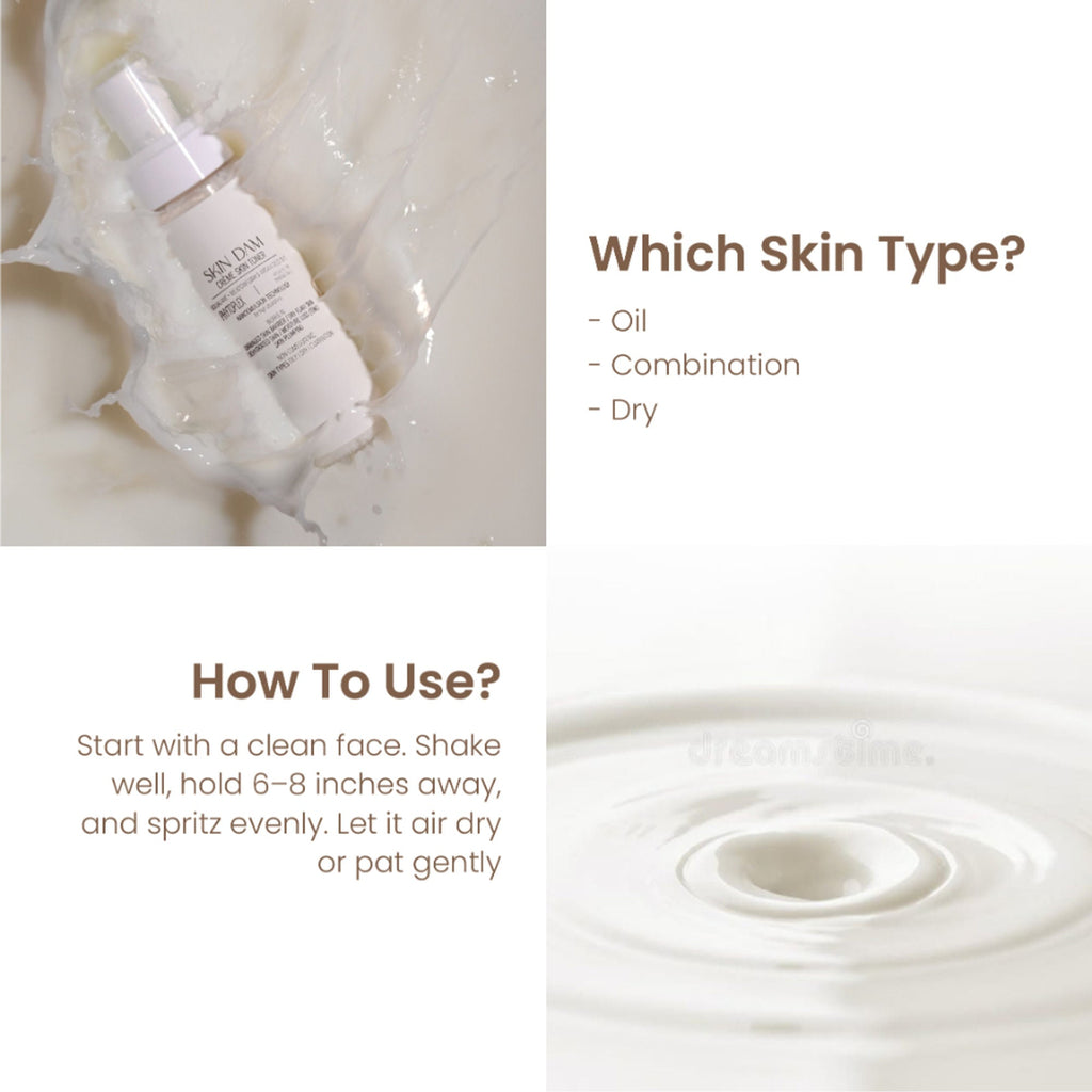 Personal Touch Skincare Skincare Skindam 2 In 1 Crème Milky Skin Toner Primer