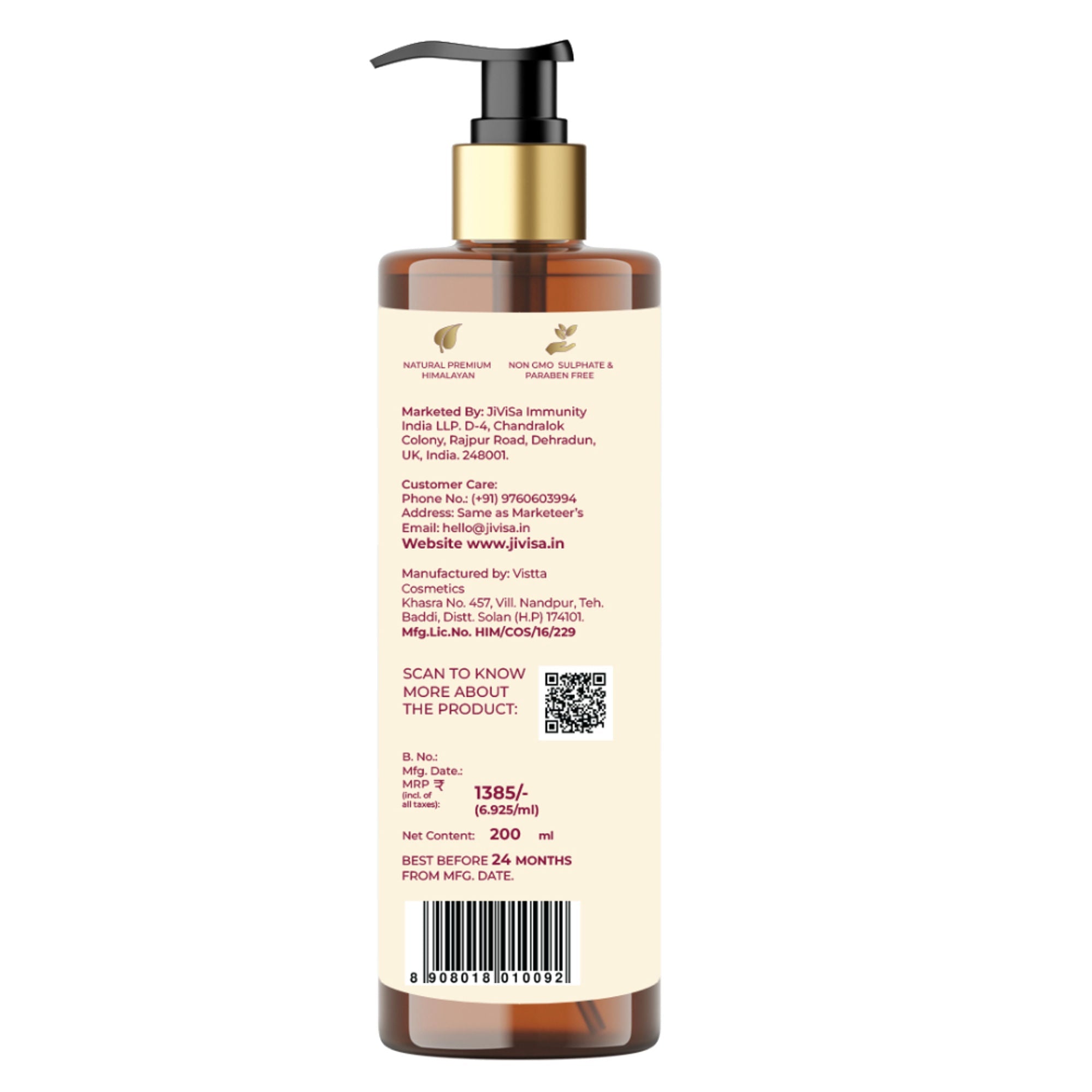 JiViSa Vrta Lustre Hair Conditioner