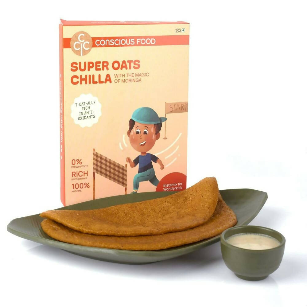 Conscious Food Super Oats Chilla