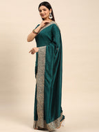 kasee Embellished Zari Saree - Distacart