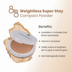 VERYMISS 8 To 8 Weightless Super Stay Compact Powder - 114 Beige