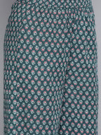 HERE&NOW Women Ethnic Motifs Printed Gotta Patti Kurta With Palazzos & With Dupatta