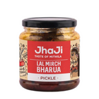 Jhaji Store Lal Mirch Bharua Achar (Stuffed Red Chilli Pickle)