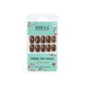 shills professional reusable press on nails oval spn501