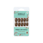 shills professional reusable press on nails oval spn501