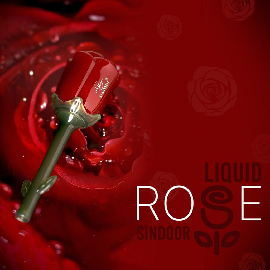 Shryoan Authentic Rose Liquid Sindoor - Red - Set Of 2