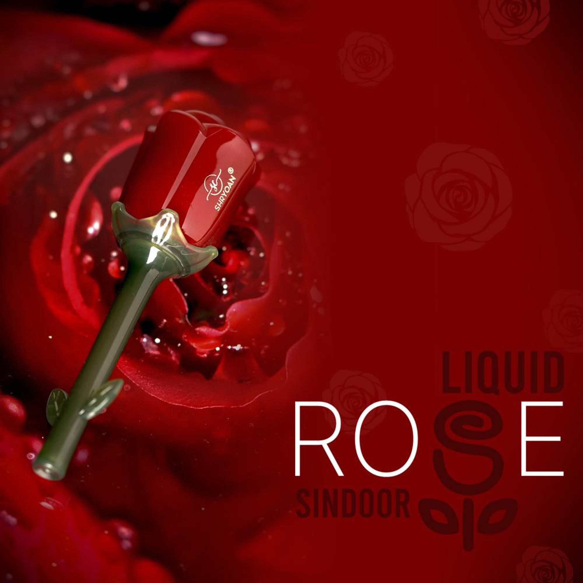 Shryoan Authentic Rose Liquid Sindoor - Red - Set Of 2