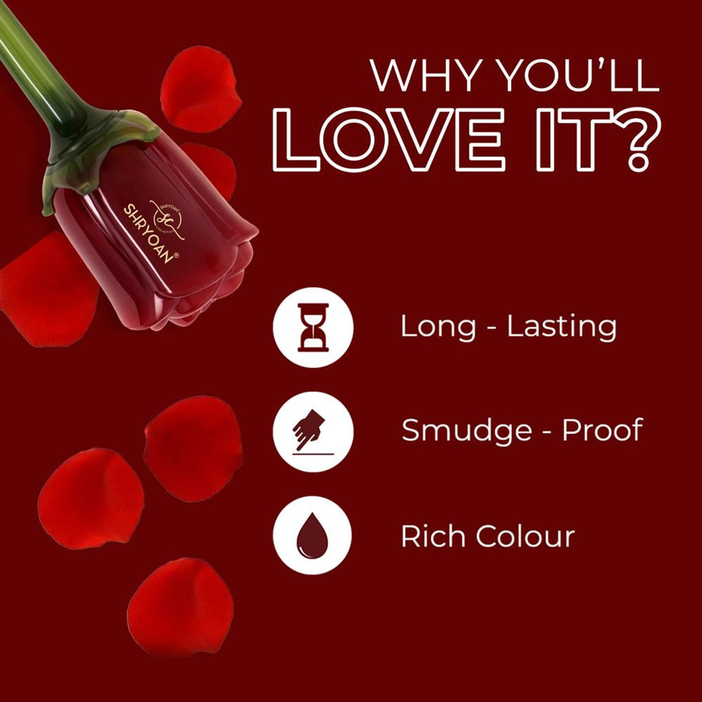 Shryoan Authentic Rose Liquid Sindoor - Red - Set Of 2