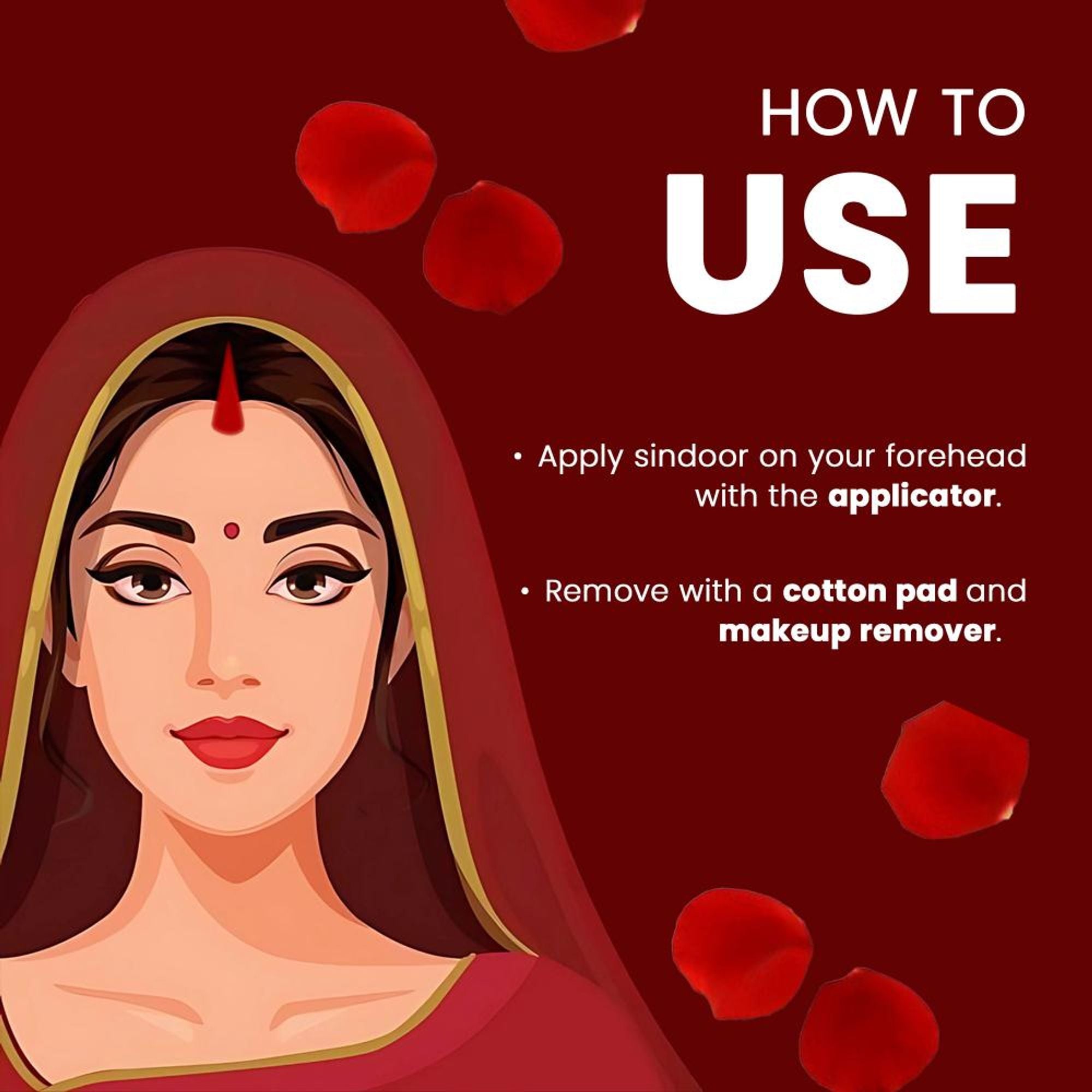 Shryoan Authentic Rose Liquid Sindoor - Red - Set Of 2