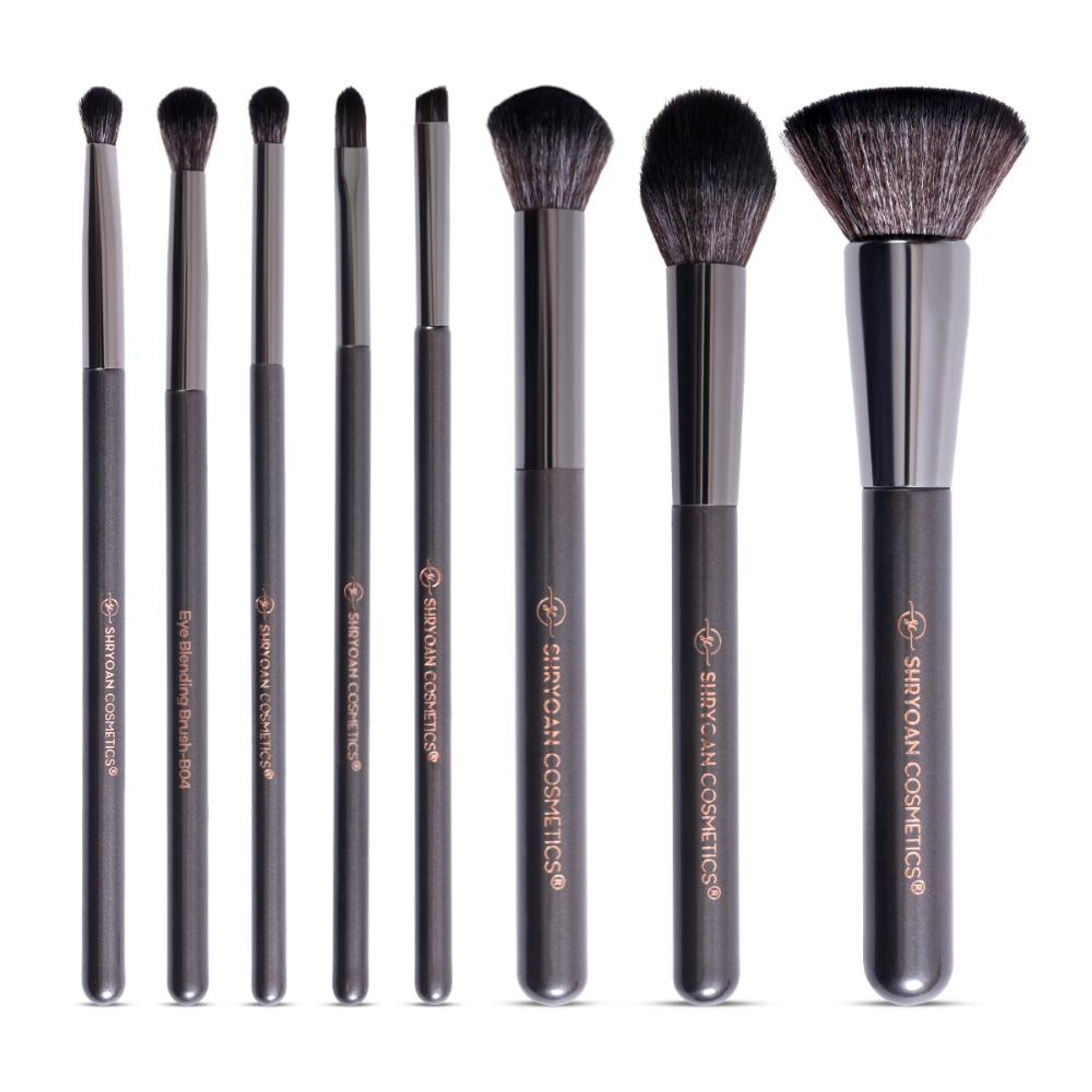 Shryoan Professional Full Face Makeup Brush Set - Pack Of 8