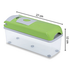 Anjali Vegetable & Fruit Cutter Dicer 12 In 1 - Green - Distacart