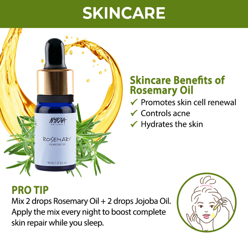Nykaa Naturals Bestseller Rosemary Essential Oil For Hair Growth & Nourishing Scalp - 100% Natural
