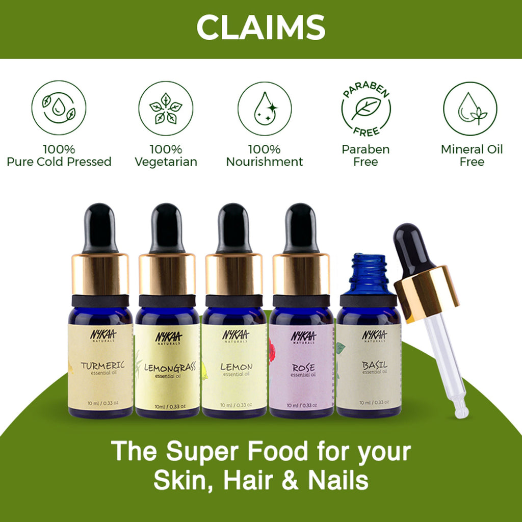 Nykaa Naturals Bestseller Rosemary Essential Oil For Hair Growth & Nourishing Scalp - 100% Natural