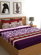 My Room Adults Ethnic Motifs 140 TC Bedsheet with Pillow Covers