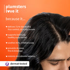 Plum Anti-Dandruff Shampoo with Volcanic Minerals 0.5% Salicylic Acid, 72hr Dandruff & Frizz Control
