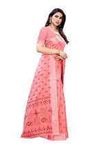  Peach Chanderi Designer Saree (DIYA PEACH)
