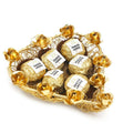 Ghasitaram Mesh Heart Tray Of Channa Laddoos - Distacart
