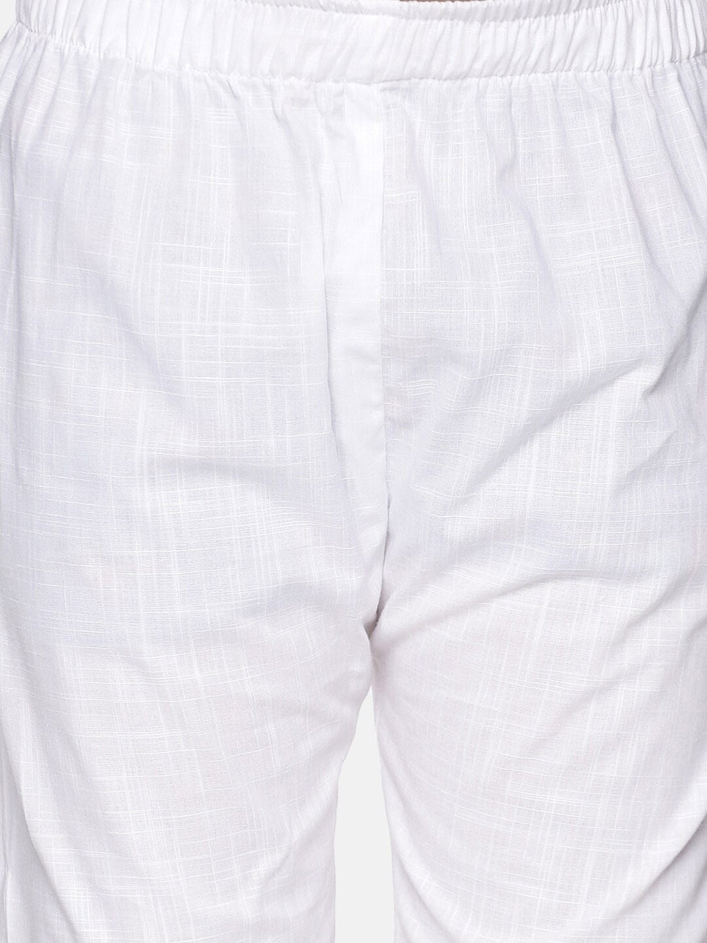 Sethukrishna Boys Gold-Coloured & White Kurta with Pyjamas