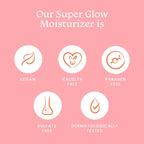 Foxtale Super Glow Moisturizer With Nano Vitamin C For Instant Brightening, Hydration & Glowing Skin, Reduces Dark Spots, Uneven Skin Tone, Pigmentation - Distacart