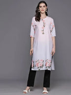 Ahalyaa Women's Traditional wear Kurta - Pink